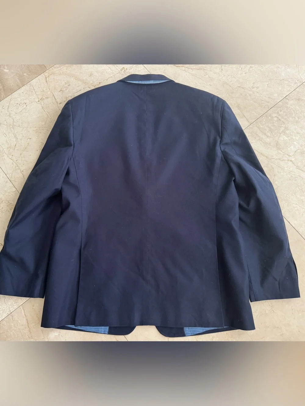 Saddlebred Navy Blue Two-Button Sport Coat